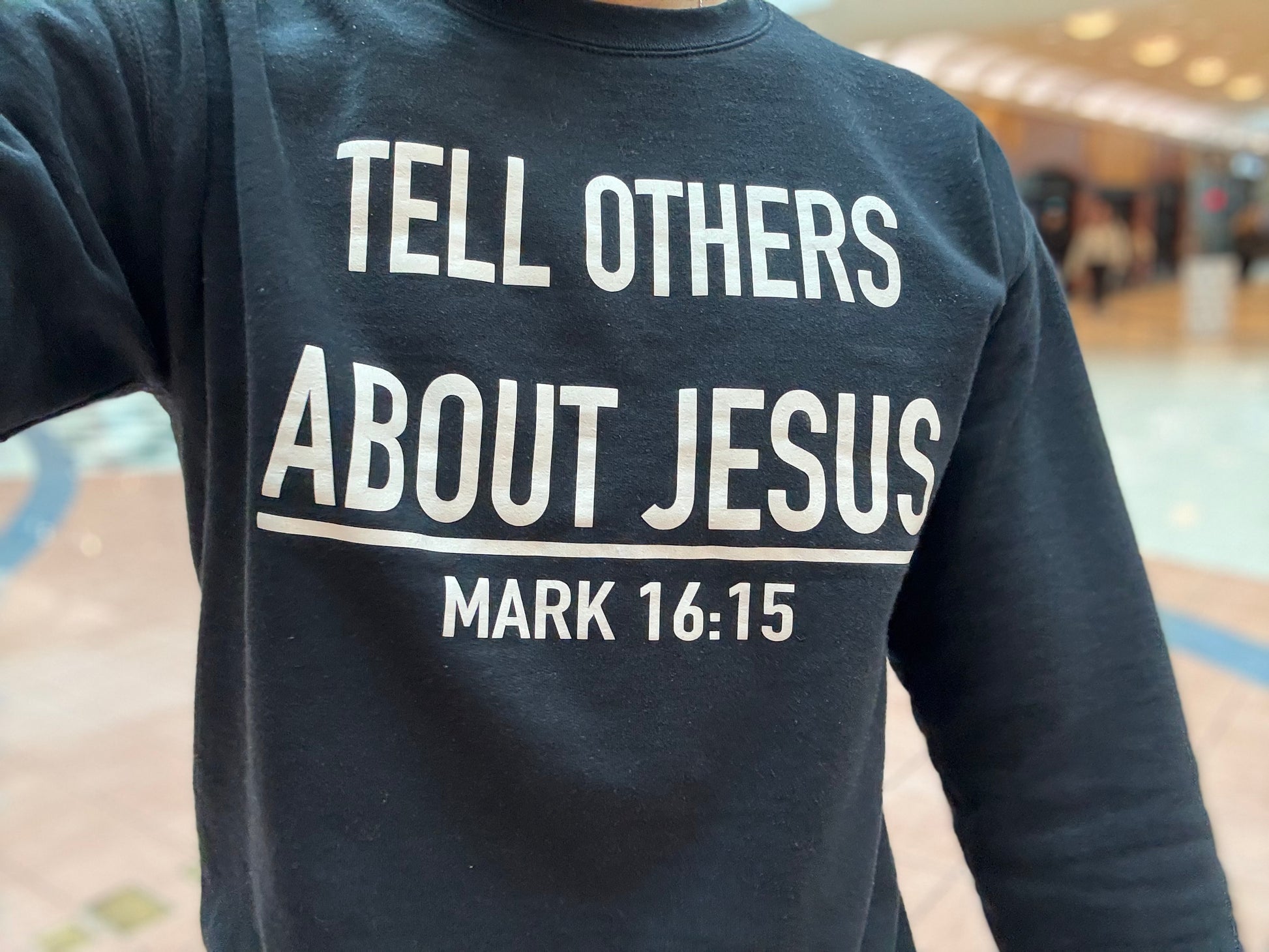 TELL OTHER ABOUT JESUS!